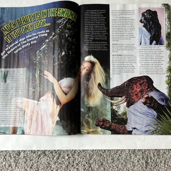 Scream Mag May 2023-Evil Dead-Omen-Renfield-Deathship-Scream-Swamp Thing - Picture 5 of 9